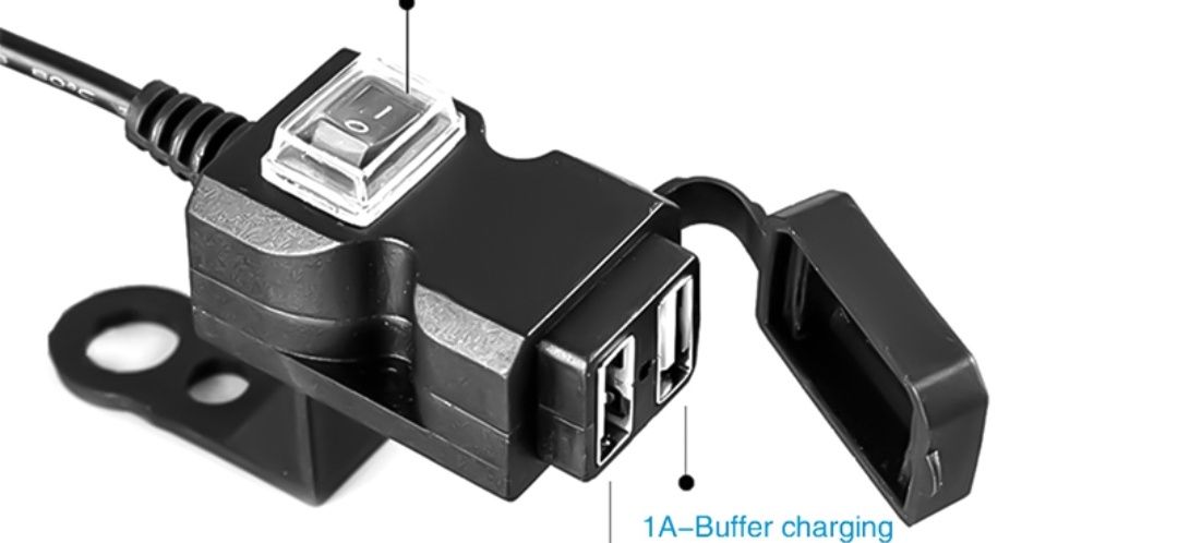 Dual USB moto incarcator