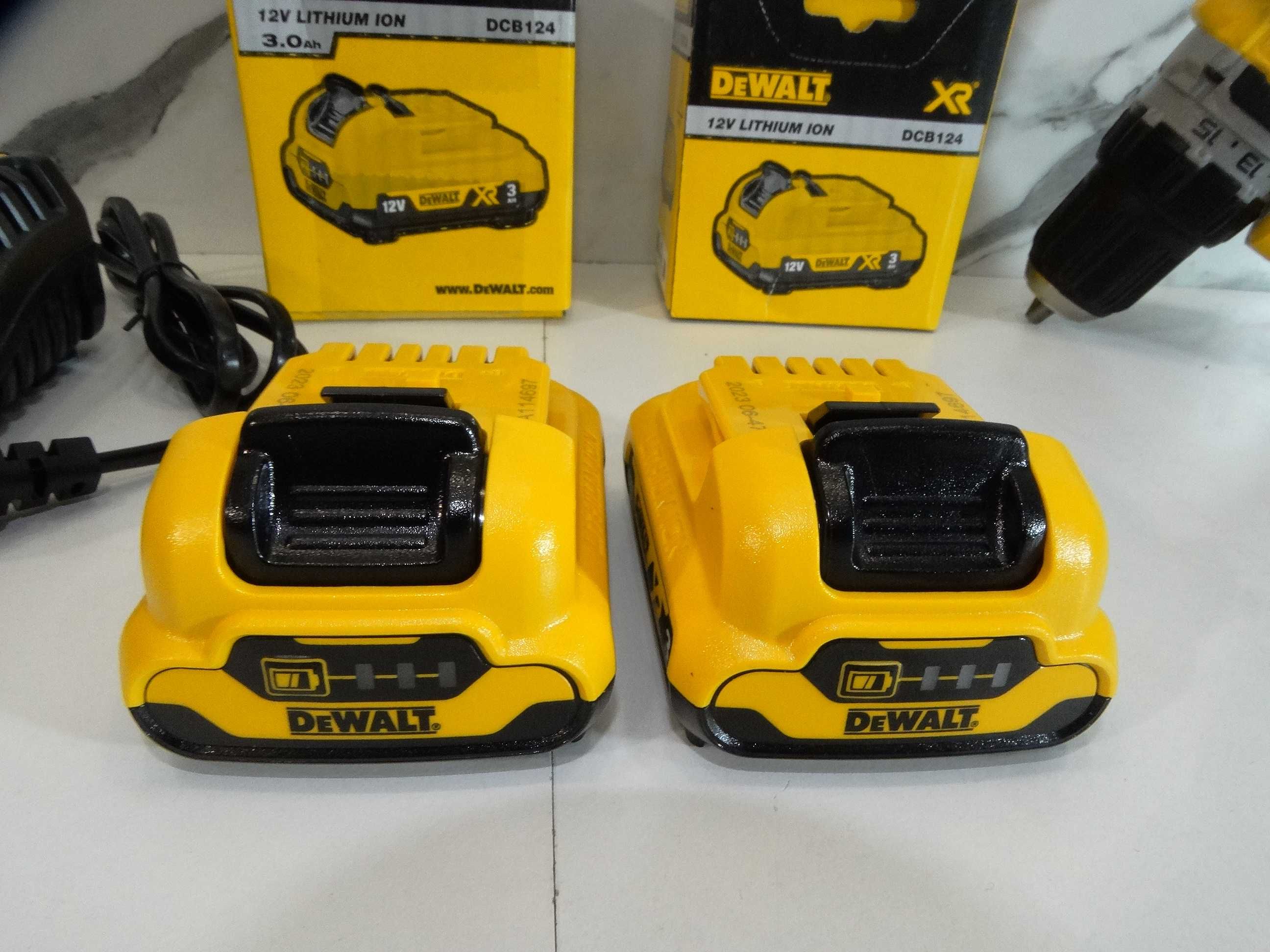 Dewalt DCD 701 / 2 x 3.0 Ah - Безчетков винтоверт 12 V