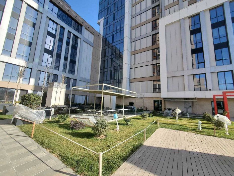 2комнатная квартира в Небоскребе Nest One 60м2 коробка 40этаж КС