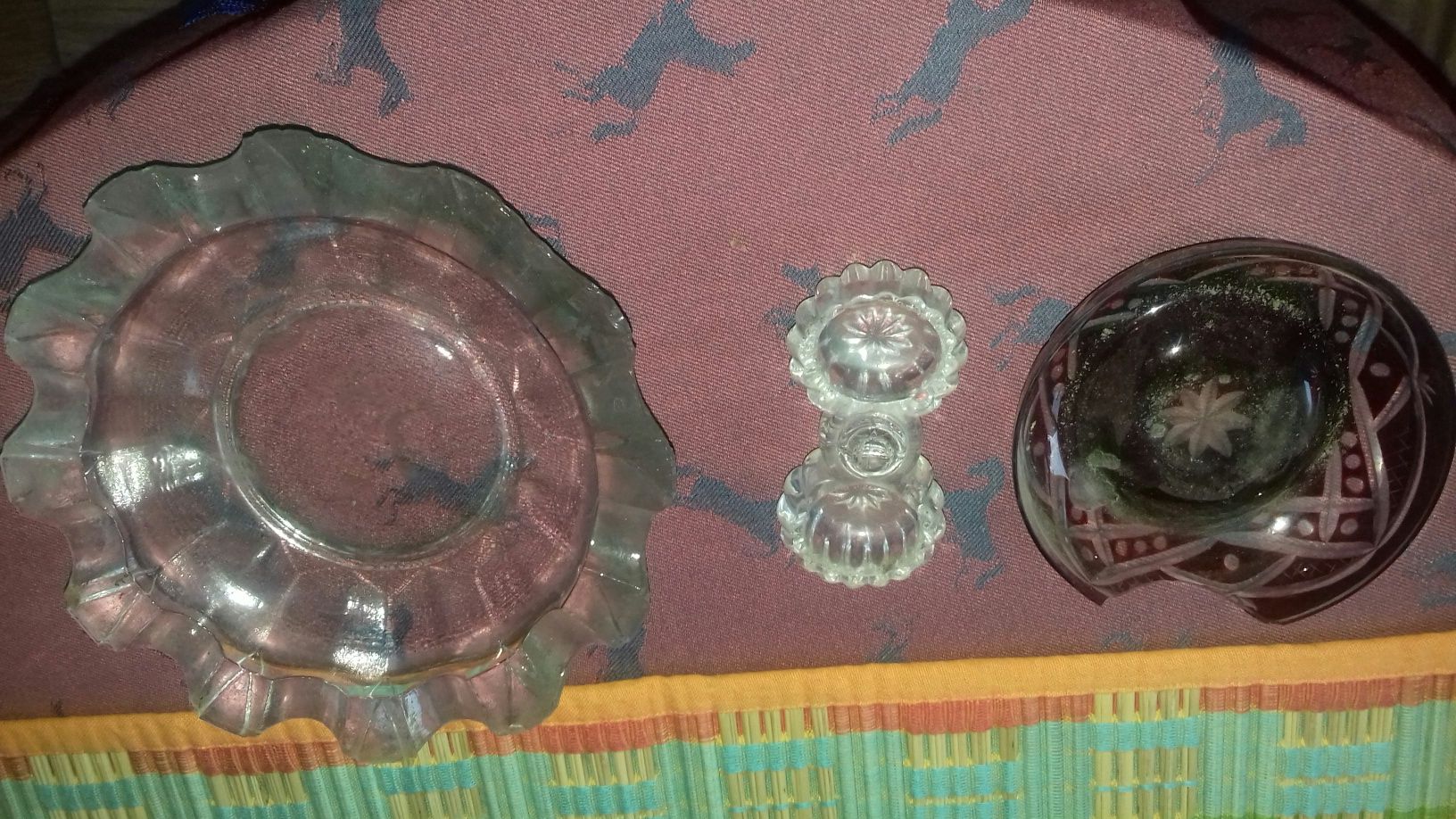 set decoratiuni ,vechi,sticla portelan