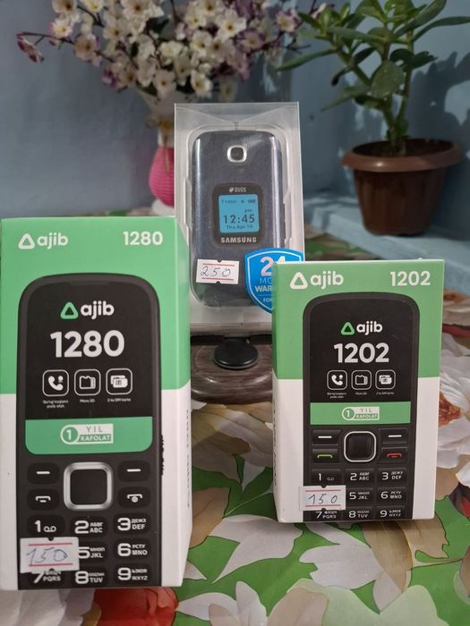 Knopka telefonlar vakum yangi