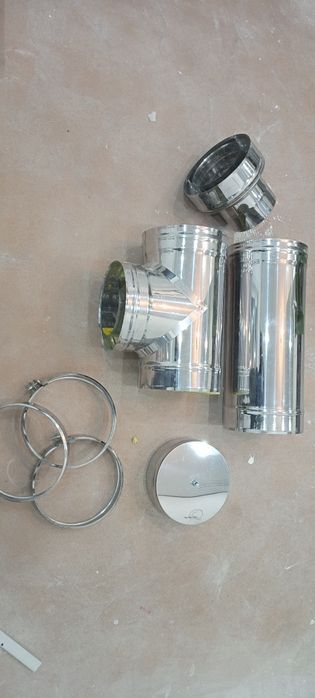 элементы дымохода фирмы Гефест-сталь. продам комплектом.