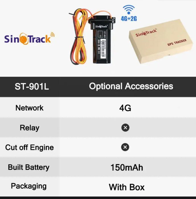 Sinotrack ST901, 903, 904, 906, 915, бесп. онлайн установка
RCM-BK6MZH