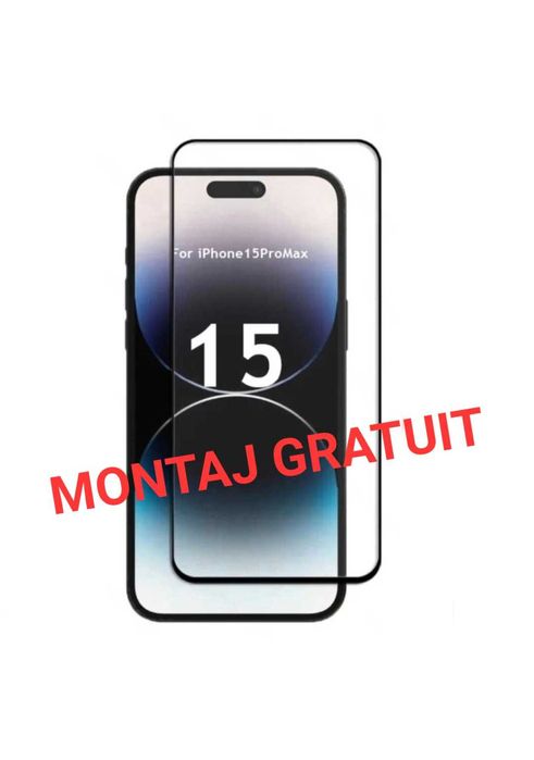 iPhone 15 / 15 PRO - 14 13 12 11 XS Max XR - Folie de Sticla Full