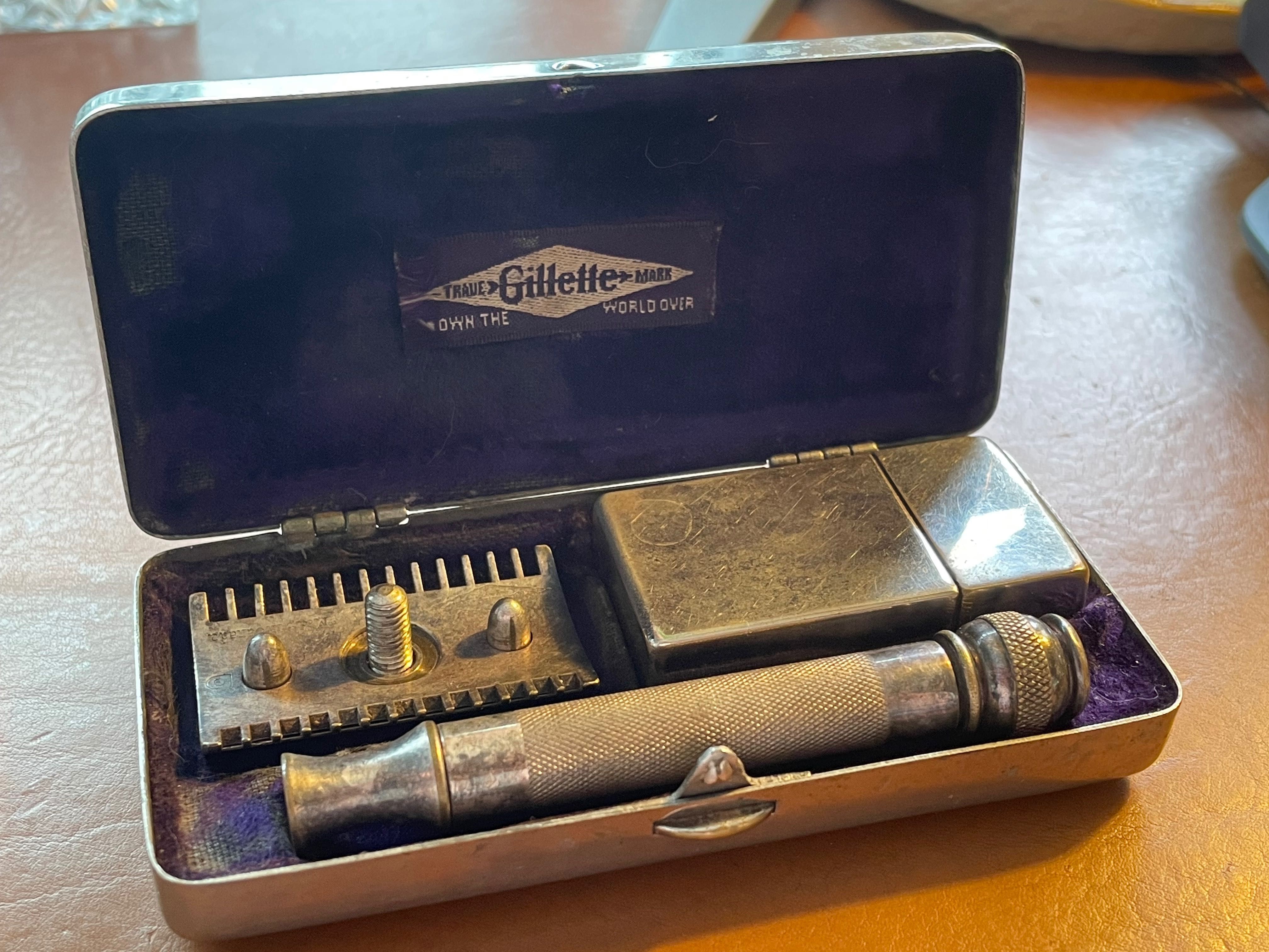 *RARITATE* Aparat de ras Gillette anii 1920 (Made in Canada)