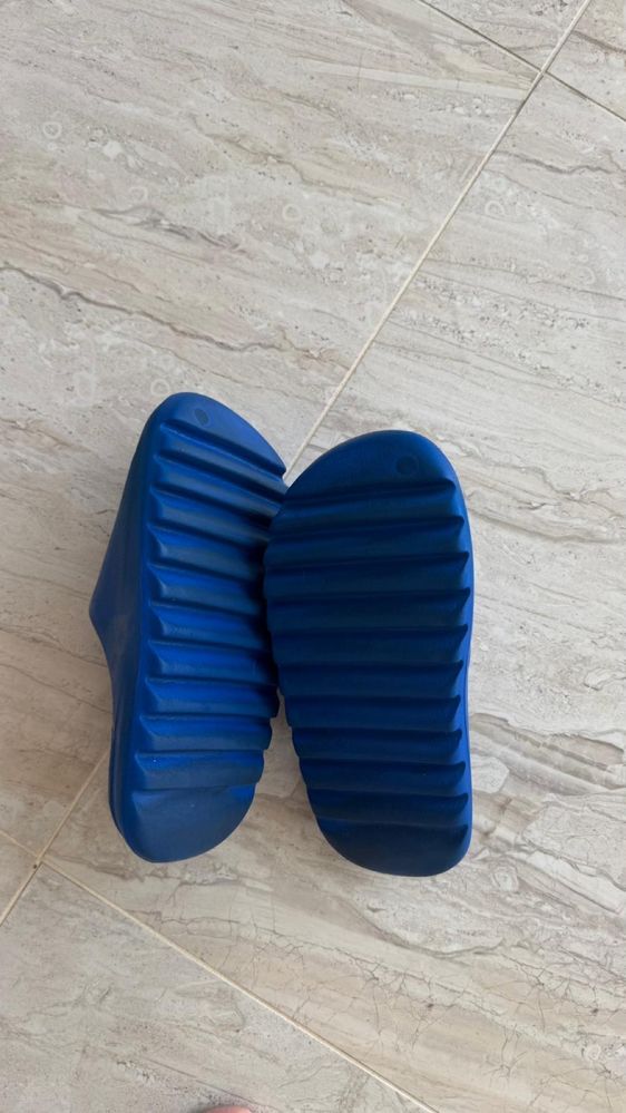 Adidas Yeezy Slides Azure