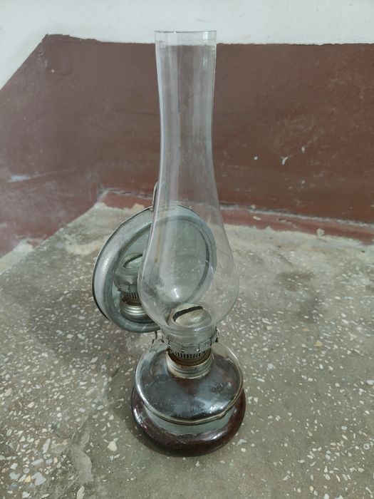 Lampa pe gaz rustica