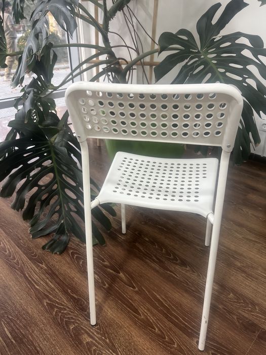 Стул Adde IKEA белый для кухни и офиса