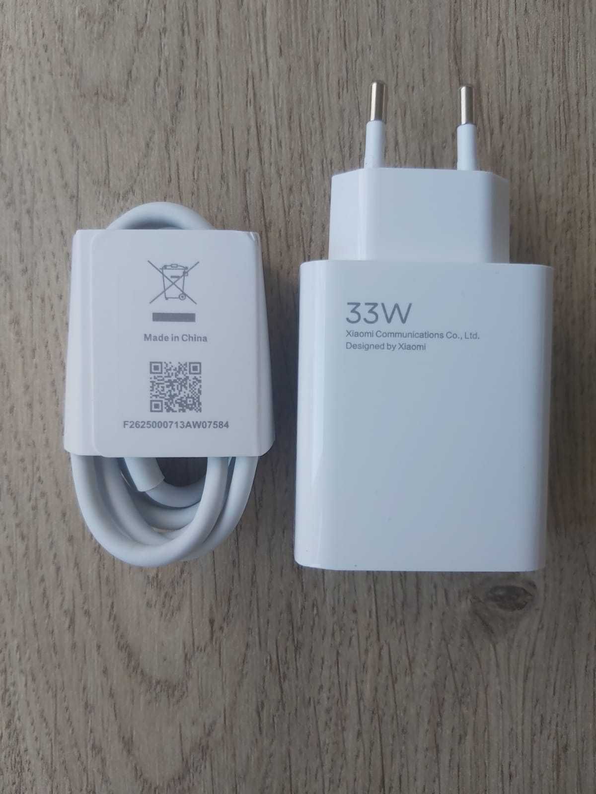 Set incarcator+cablu type-C Xiaomi 33w nou super charge original