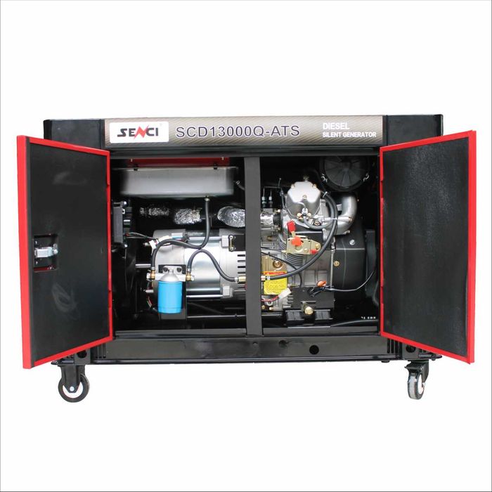 Generator SENCI SCD13000Q-ATS, Putere max. 11 kW, 230V, AVR Diesel