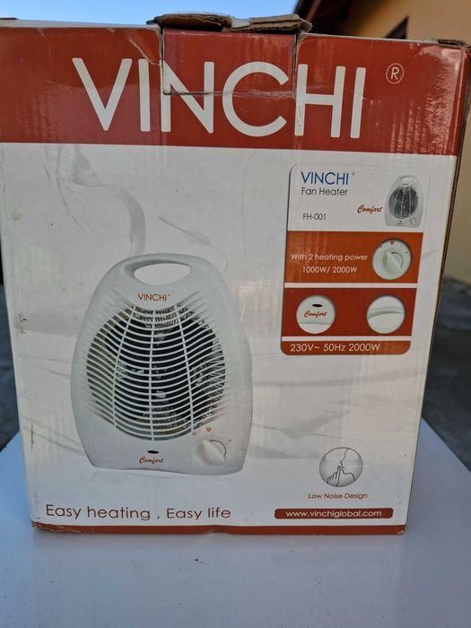 Aeroterma Electrica cu ventilator Vinchi 2000W