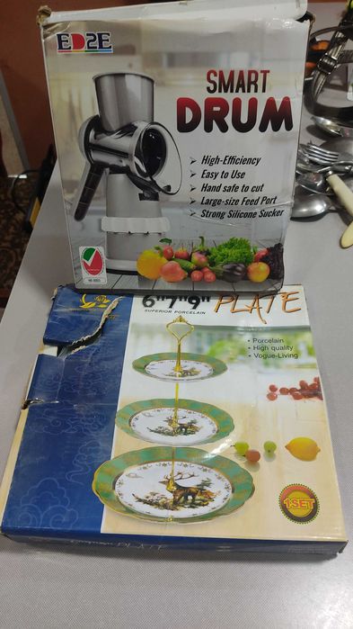 Посуда и овощерубка