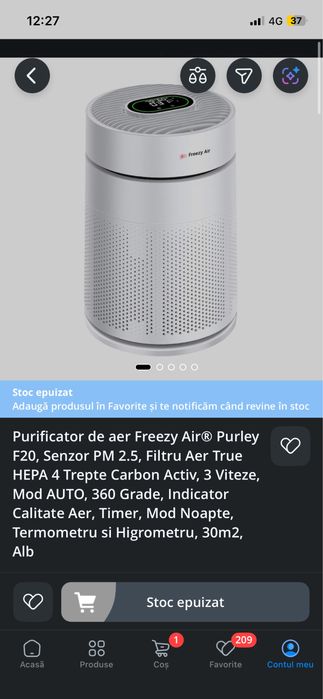 Purificator aer