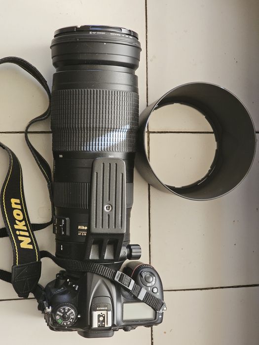 Фотоапарат D7200 + обектив Nikon AF-S 200-500 mm