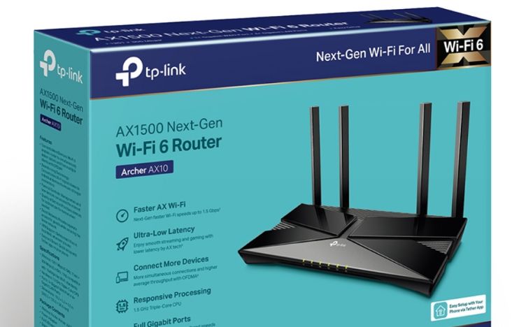 TP-Link Archer AX10, Dual-band, WiFi 6 - 250 lei