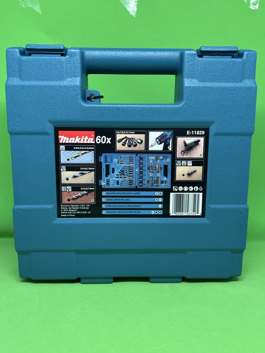 Set de burghie și biți Makita - E-11829, 60 piese