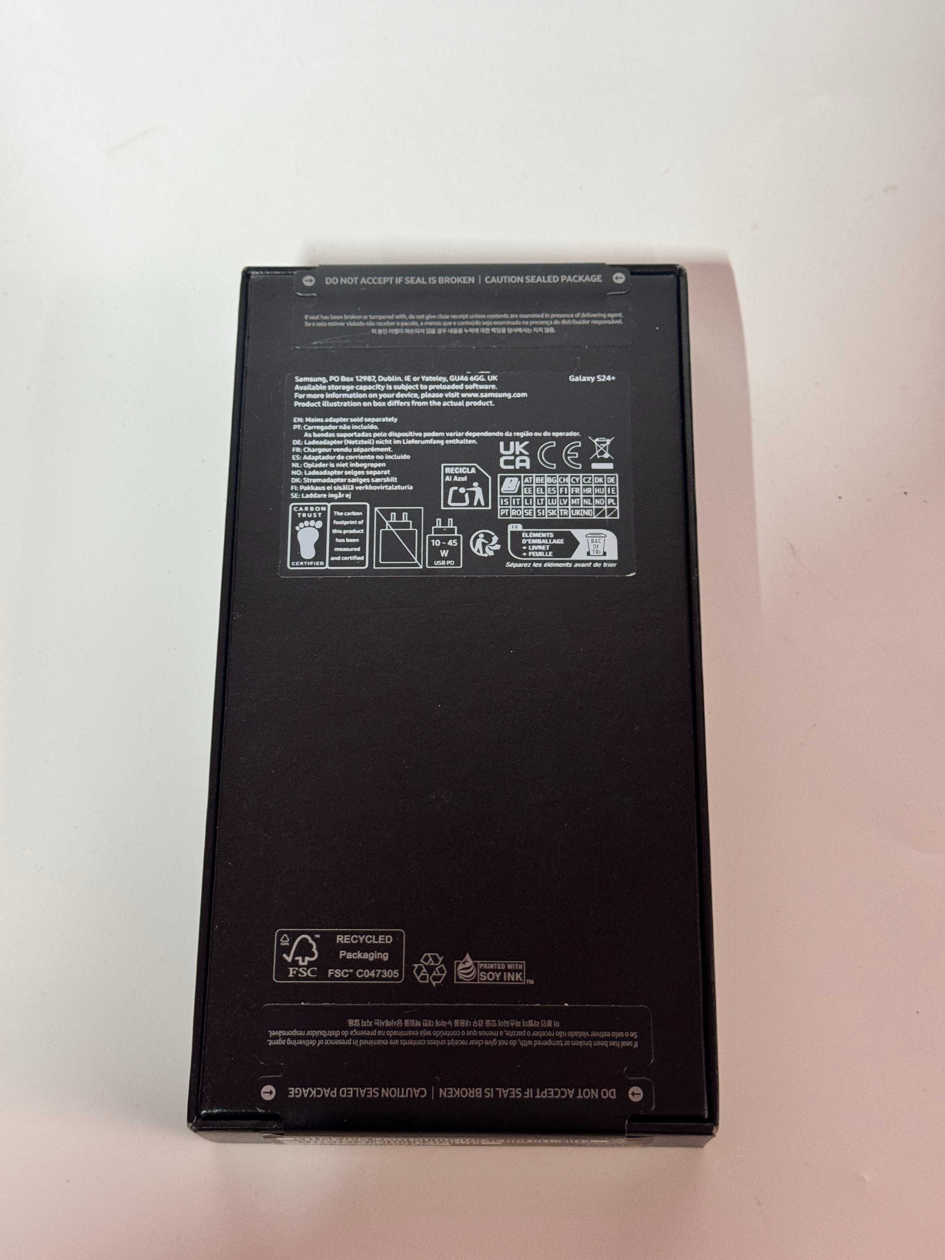 Samsung s24+ plus 512gb 12gb ram onyx black, liber in orice retea, nou