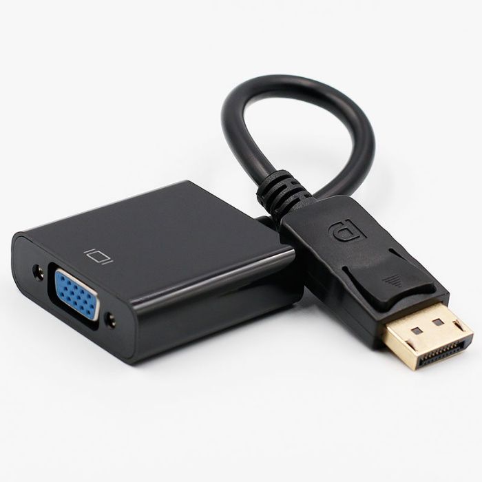 Переходник адаптер конвертер HDMI - VGA, Display Port - VGA