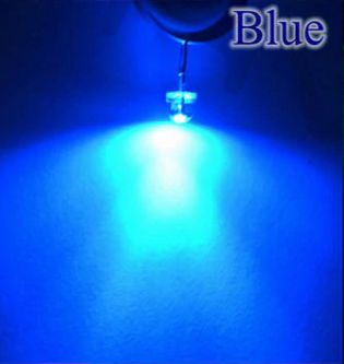 Светодиоды синего и белого цвета 5мм цена за 10 шт