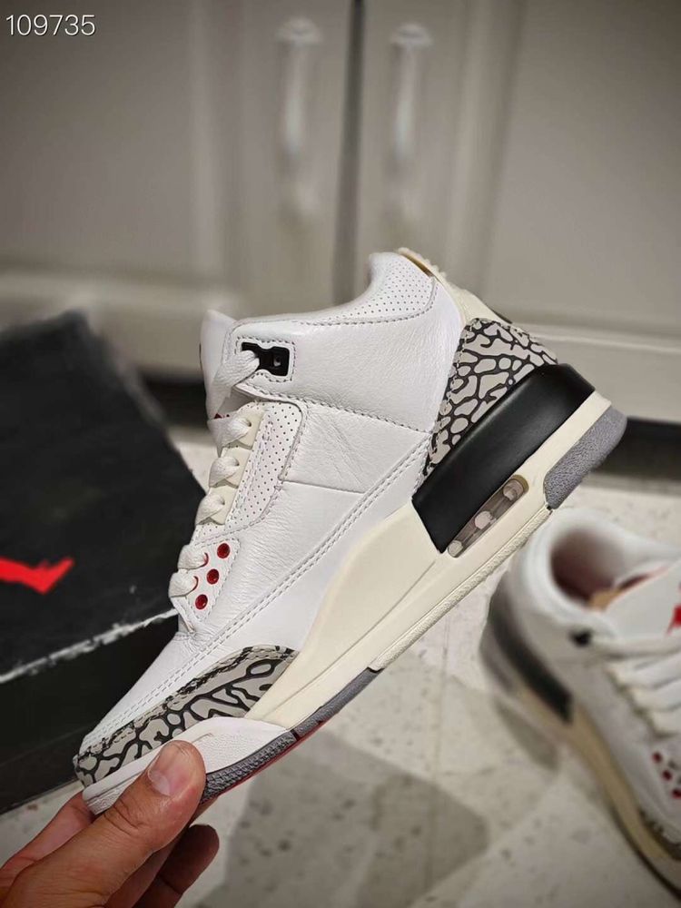 Air Jordan 3 Retro White Cement Reimagined Black Kanye West