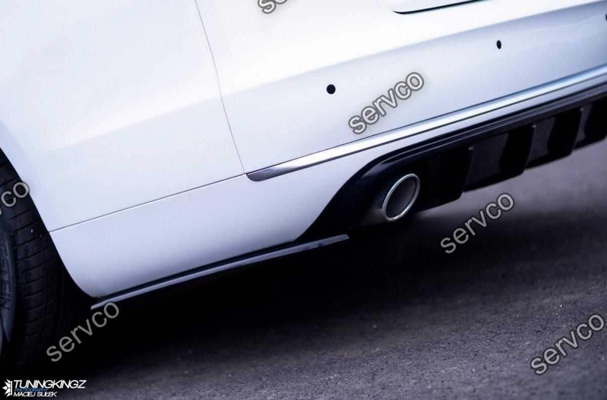 Prelungire splitter bara spate Audi A8 D4 2010-2013 v1 - Maxton Design