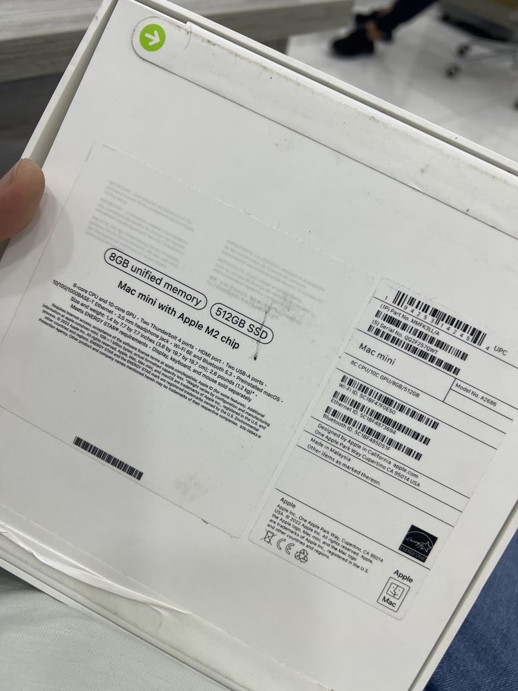 Mac Mini M2 8GB/512 SSD NEW