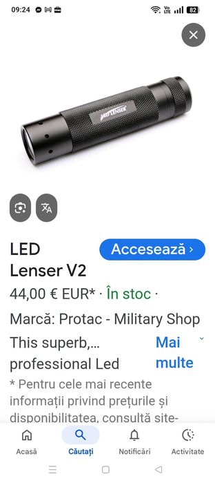 Lanterna ledlenser V2