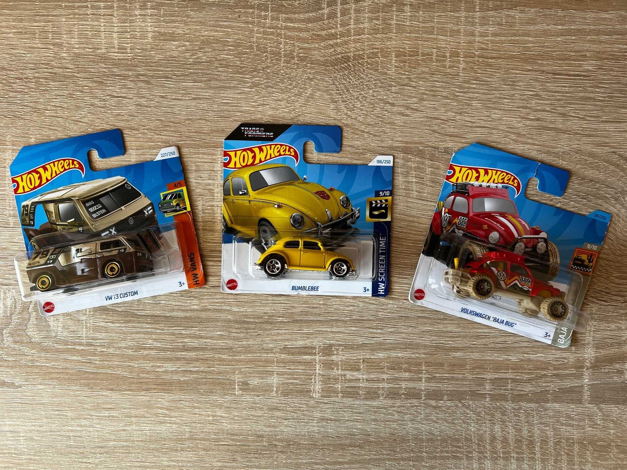Hot Wheels Bumblebee; VW T3 Custom; Volkswagen Baja Bug Treasure Hunt