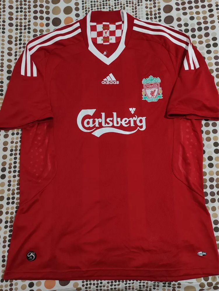 Tricou fotbal FC Liverpool 2008/09 - Gerrard 8