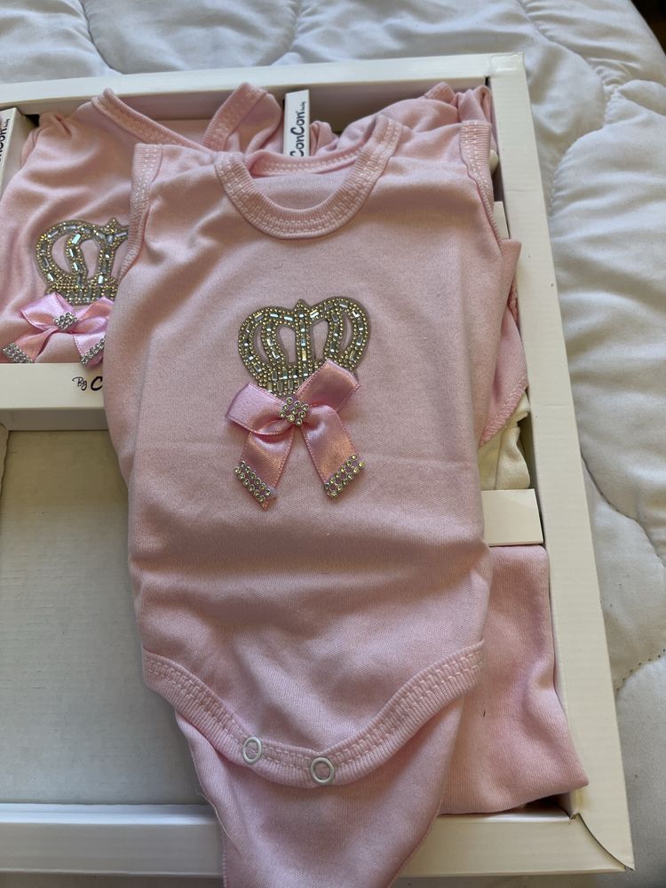 Set premium complet pentru nou-născuti "By ConCon Baby"