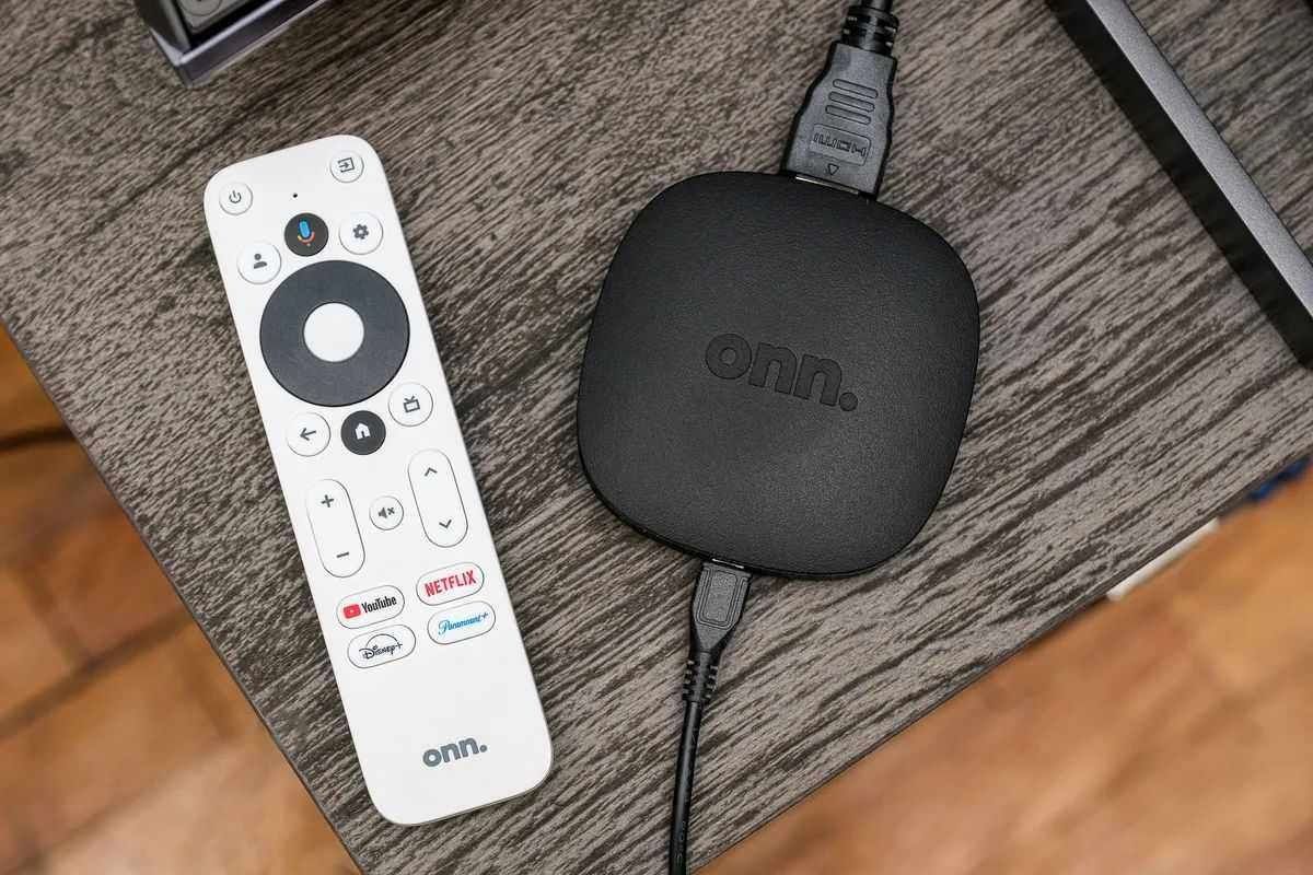 TV Box Onn 4K Pro, H313, с Google TV, Android 14, 3GB RAM, 32GB, Wi-Fi