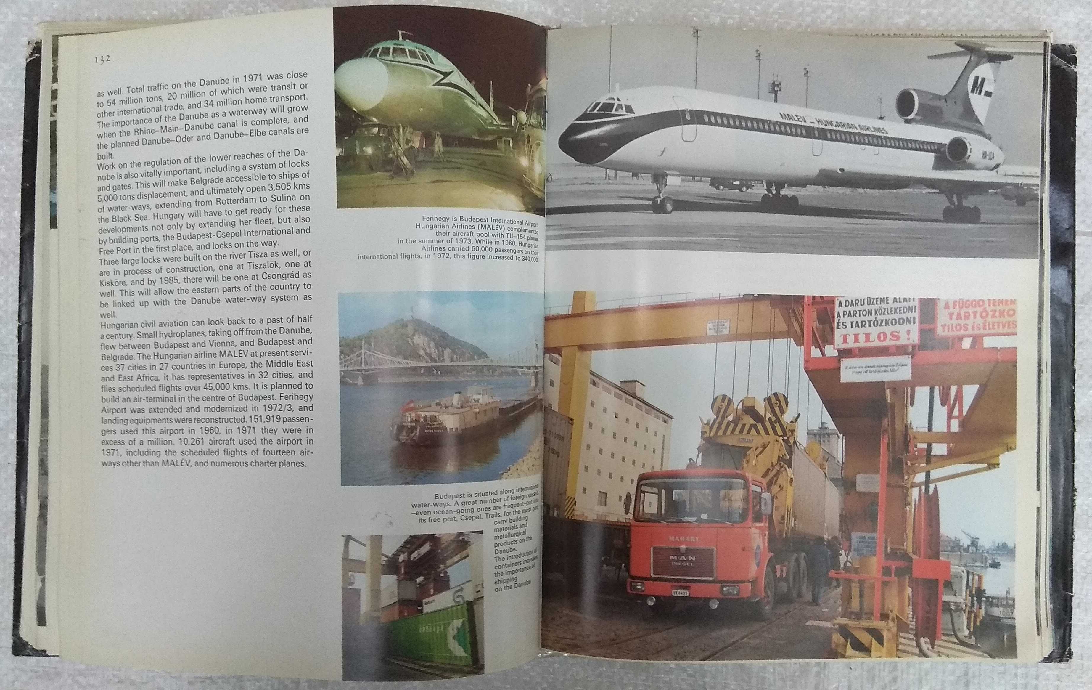 carte Hungary today, Ungaria anii '70 vechi ghid turistic lb. engleza