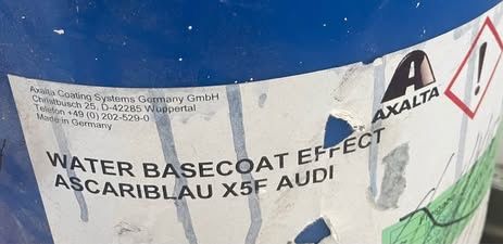Vând vopsele si lac auto de la worwag si standox originale