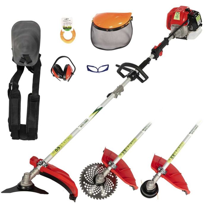 Motocoasa Micul Fermier GF-1549 putere 4.76 CP 9000 rpm cu 7 accesorii