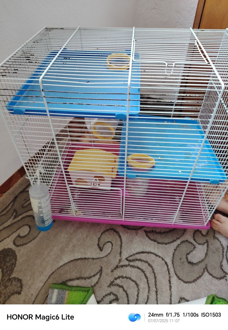 Cușcă hamster plus accesorii