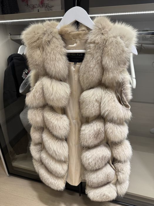 Елек естествена козина лисица