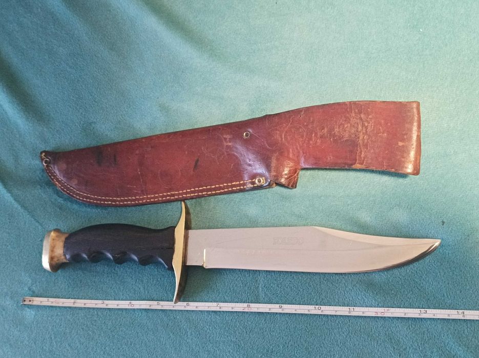 Cutit de vanatoare MUELA , otel inoxidabil X50CrMoV15, Spania