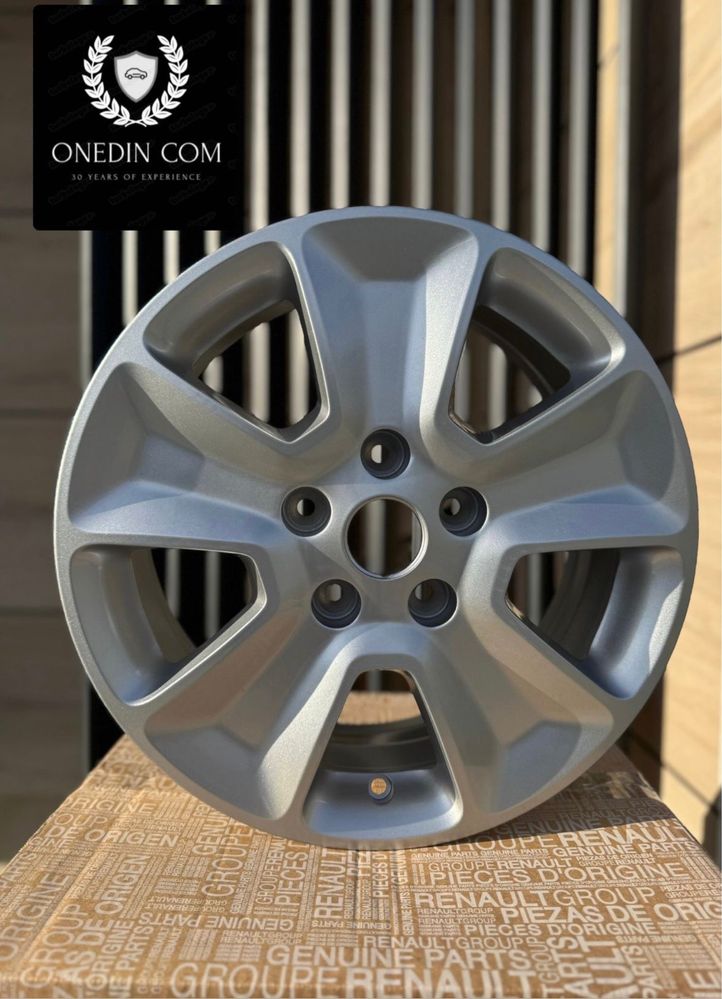 Set 4 Jante Aliaj Originale Dacia Duster R16 ET 50 6,5 J x 16CH THEMA
