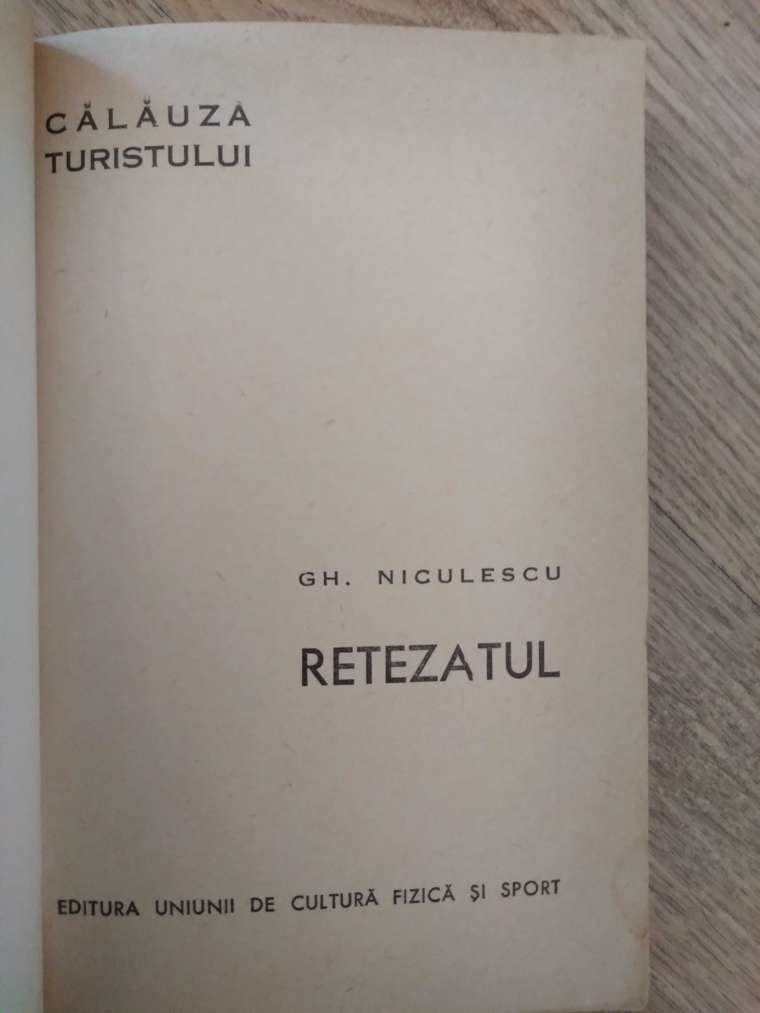 Carti vechi carte veche Muntii nostri Romania RSR Retezat Fagaras