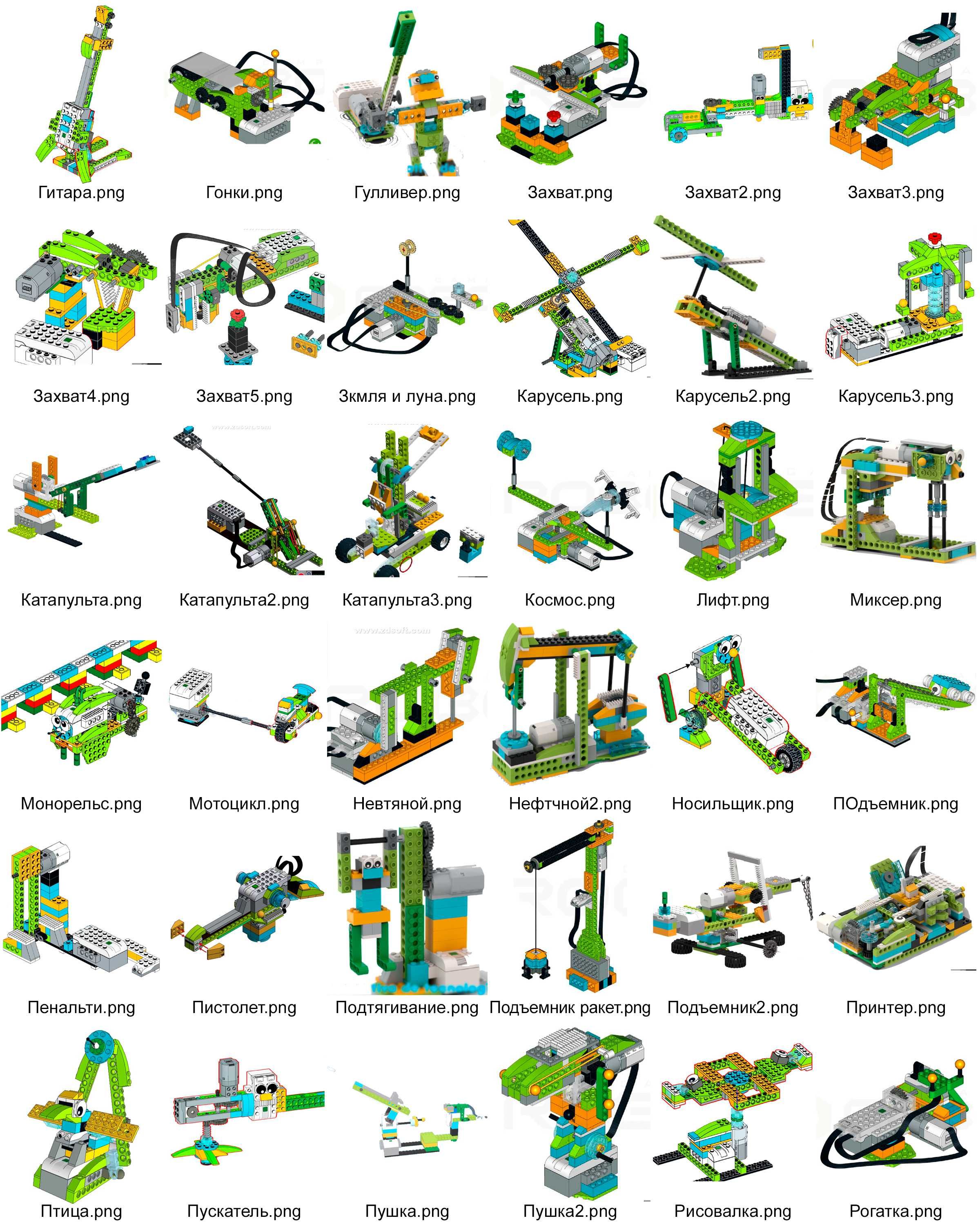 Ko'rsatmalar  Lego Wedo 2.0