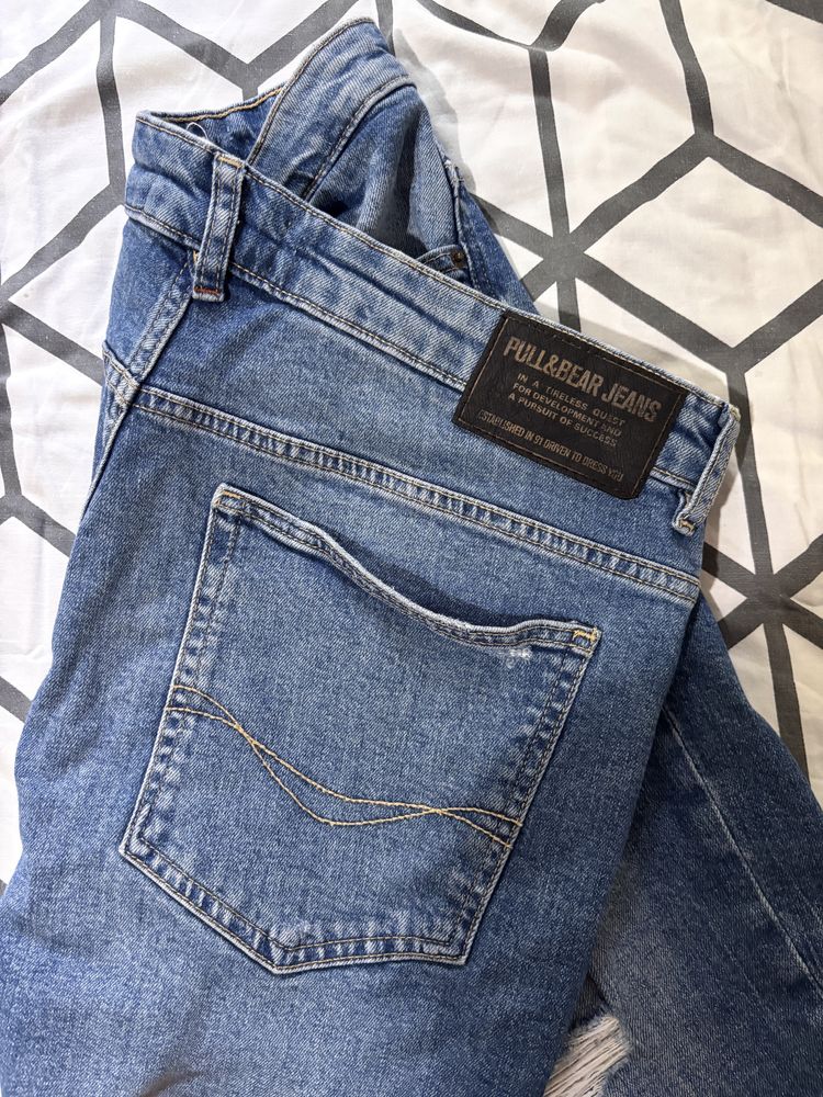Дънкови къси панталони Pull&Bear