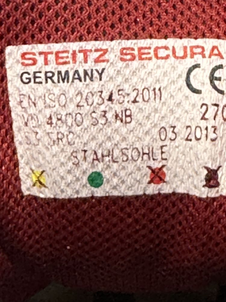 Работни обувки с метално бомбе STEITZ SECURA.Номер 42