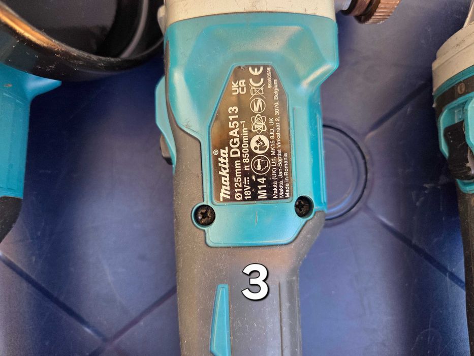 Професионални Акумулаторни Ъглошлайфи MAKITA 18V (125 мм)