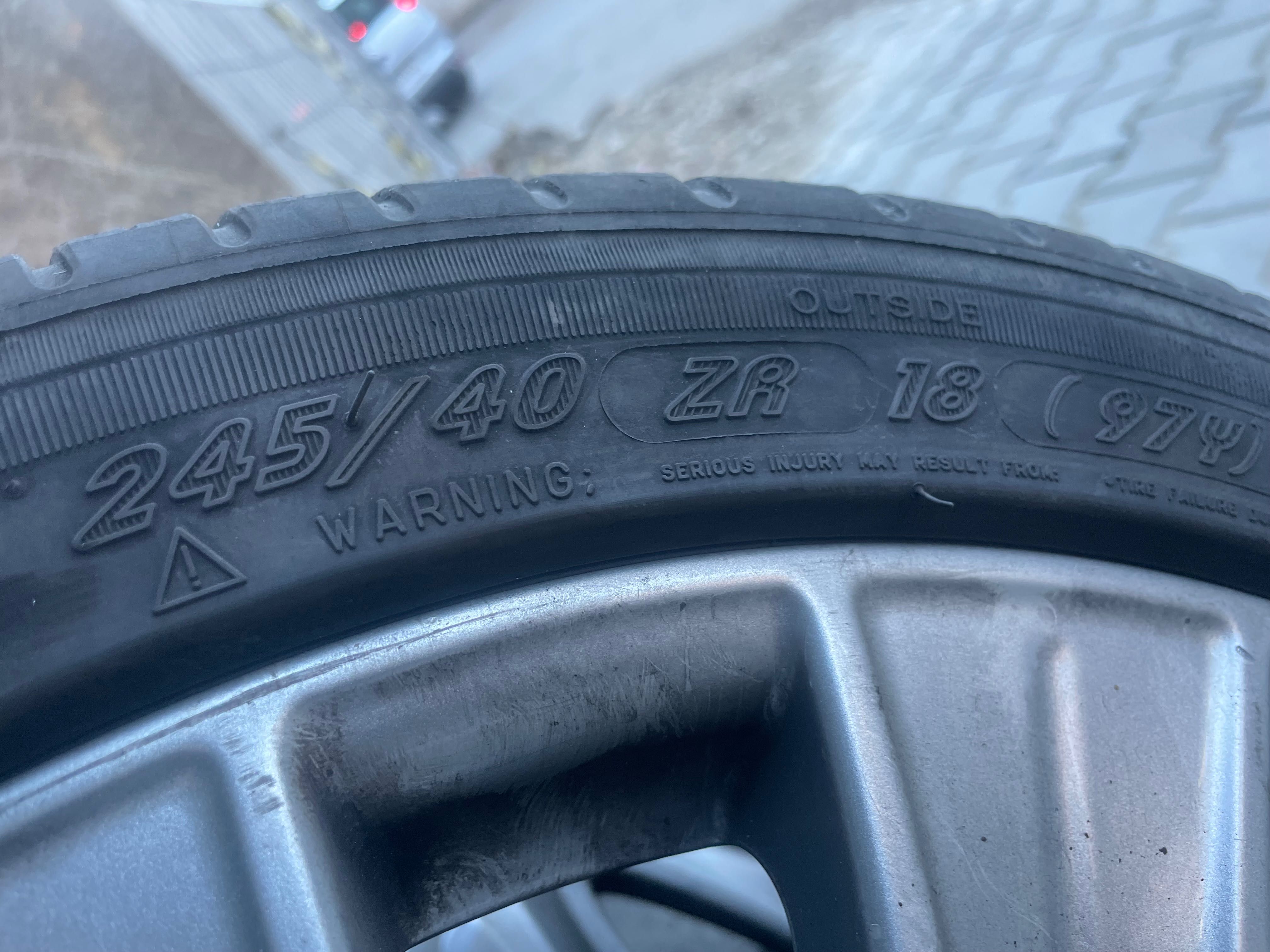 Оригинални джанти 18" Мерцедес с летни гуми 245/40 18" _W205*W204*W222