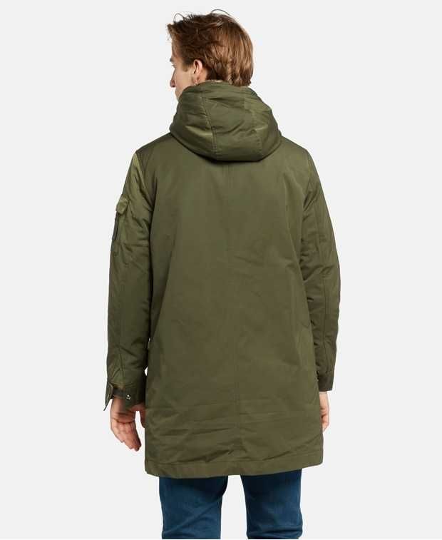 Geaca iarna parka GUESS, masura S, groasa, blana detasabila, originala