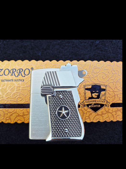 Бензинова запалка ZORRO в стилна подаръчна кутия