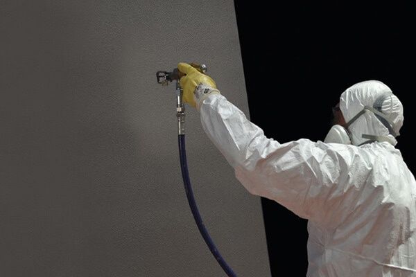 Безвоздушная покраска стен, потолка. Офисы фасад. Шкурка , упаковка