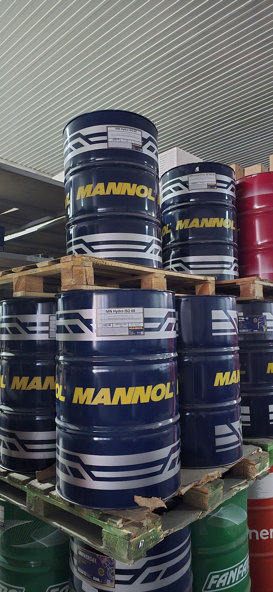 MANNOL Hydro ISO 68 – минеральное гидравлическое масло