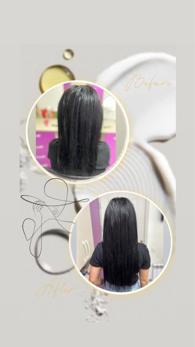 Extensii din par natural / nanoring / microring / keratina / tape on