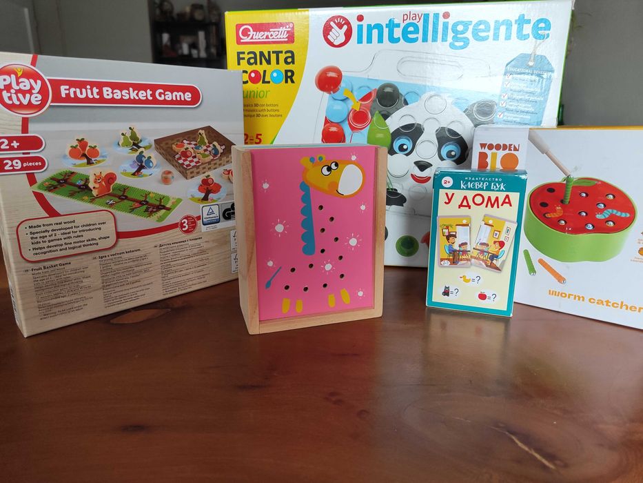 Карти и игри за 2-4 годишна възраст